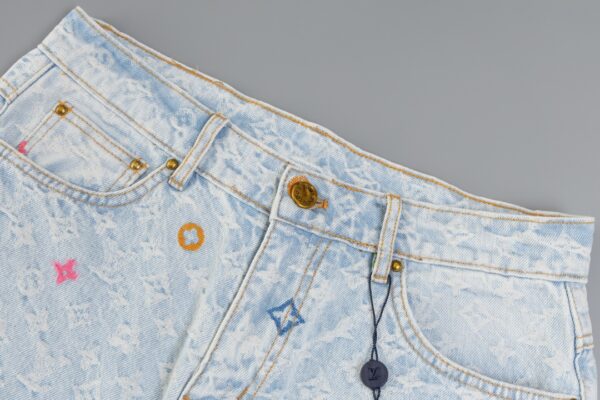 LOUIS VUITTON MONOGRAM DENIM PANTS