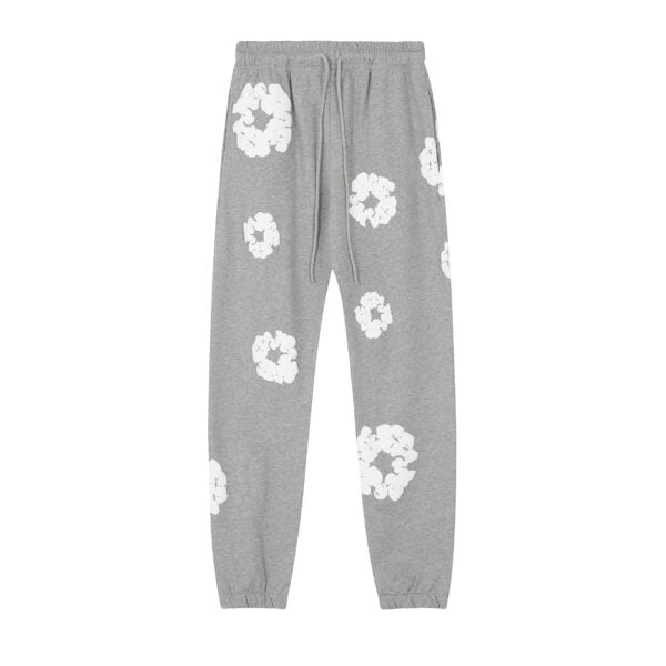 DENIM TEARS COTTON WREATH-PRINT TRACK PANTS