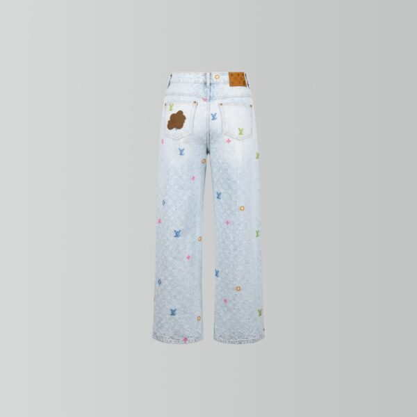 LOUIS VUITTON MONOGRAM DENIM PANTS