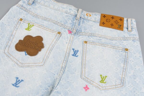 LOUIS VUITTON MONOGRAM DENIM PANTS