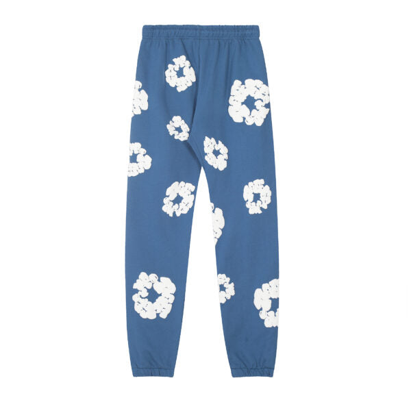 DENIM TEARS COTTON WREATH-PRINT TRACK PANTS