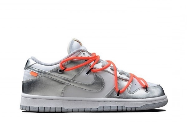 NIKE DUNK SB LOW X OFF WHITE “SILVER WHITE”